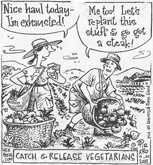 catch and release vegetarians